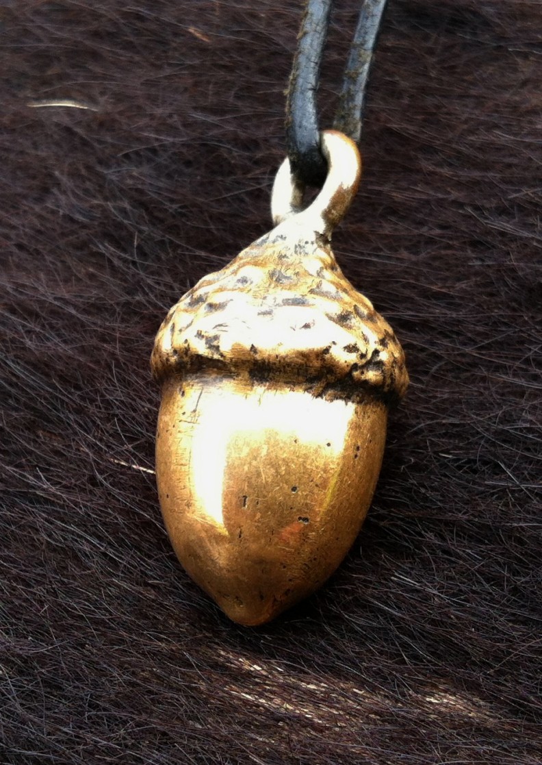 Anhänger Eichel Bronze